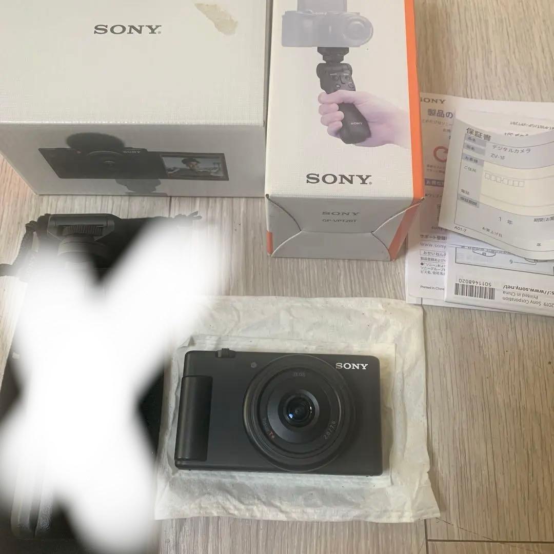 SONY VLOGCAM デジタルカメラ ZEISSレンズ zv-1F