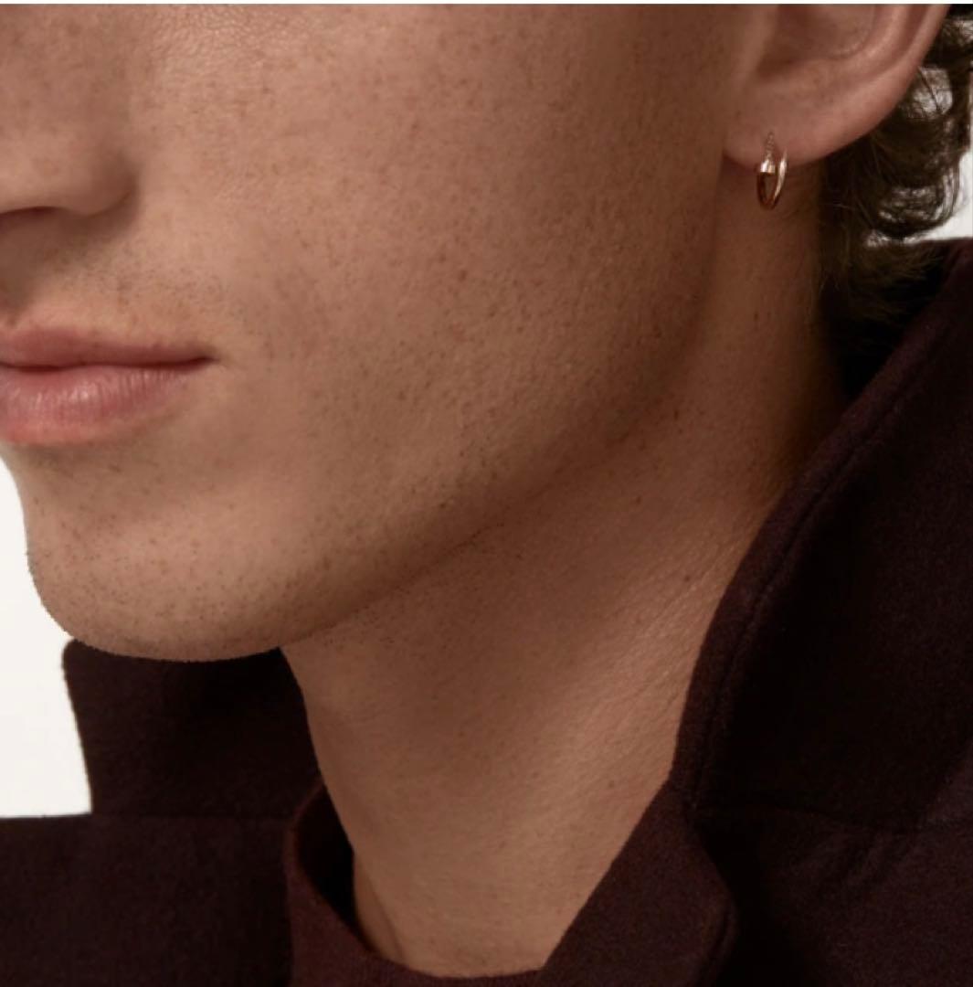 【シングル】ジュスト アン クル イヤリング　イエローゴールド