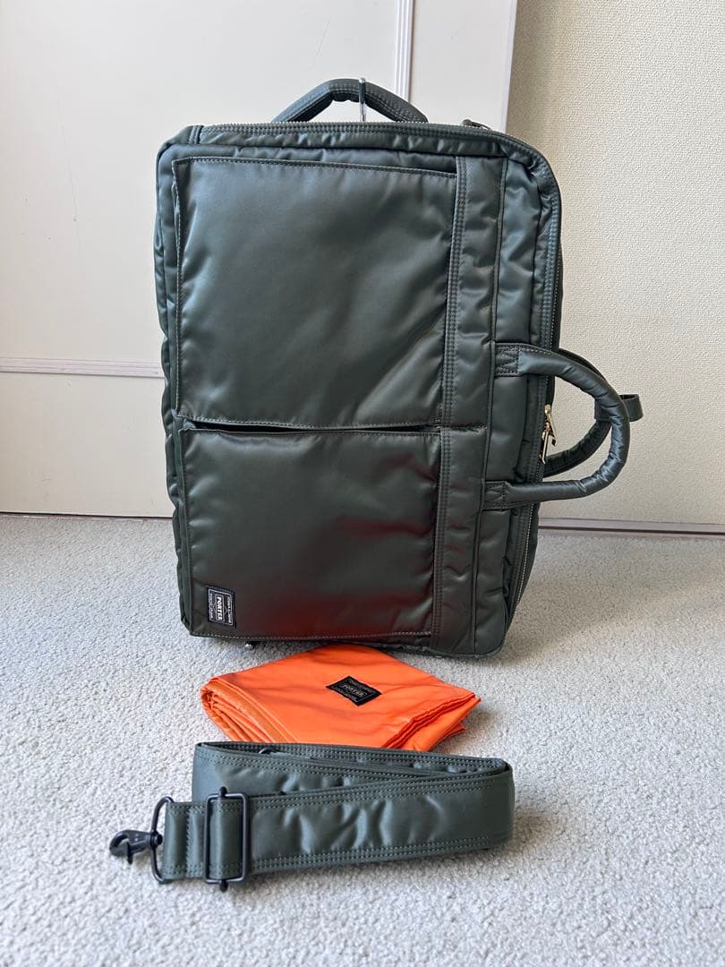 新品 PORTER / TANKER 3WAY DOCUMENTBAGWzip