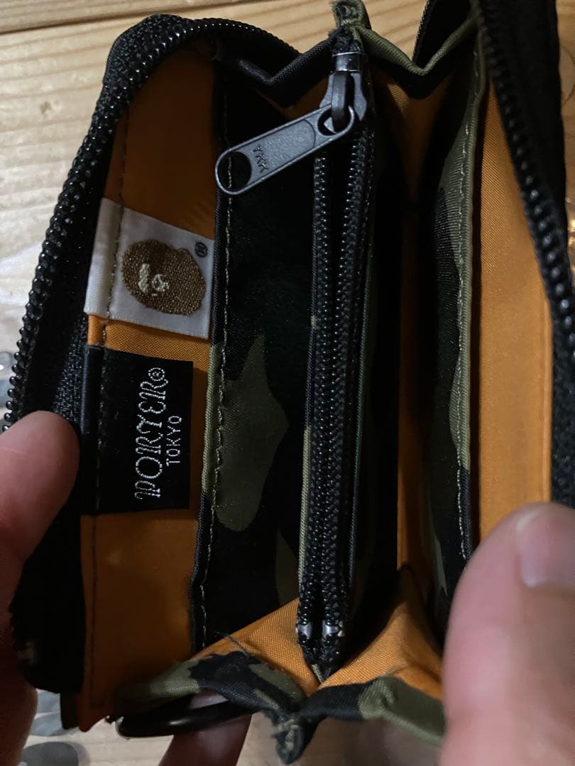 PORTER ポーター A BATHING APE ウォレット 財布 美品