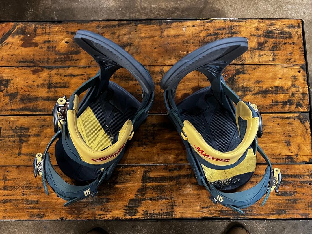 Burton Mission ムーディブルー スノーボード ビンディング M