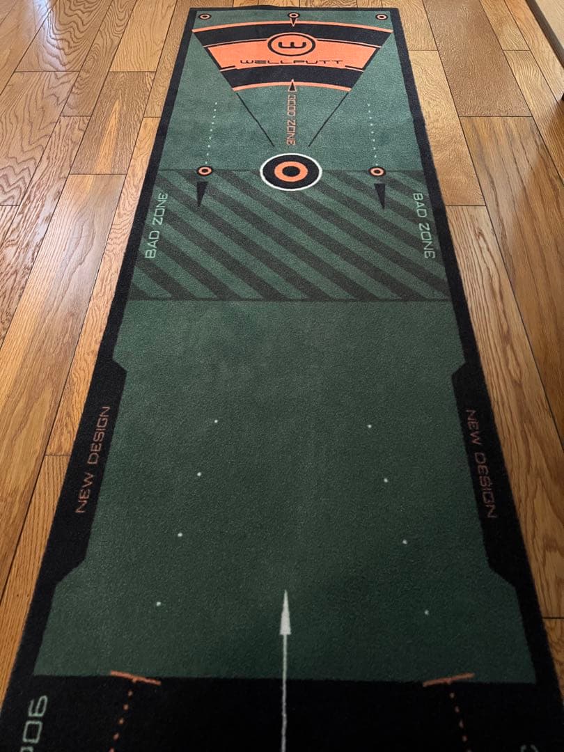 WELLPUTT パター練習マット 3m Green