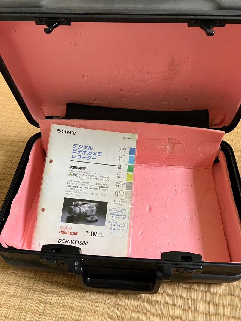 SONY DCR-VX1000 ビデオカメラ 取説有り ジャンク