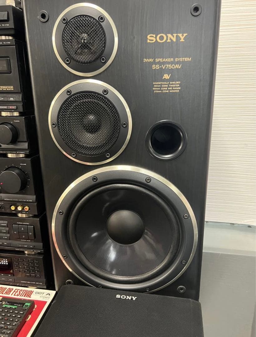 内蔵ブルーツゥース変更可能SONYリバティLBT-V750中古動作品レコード付き