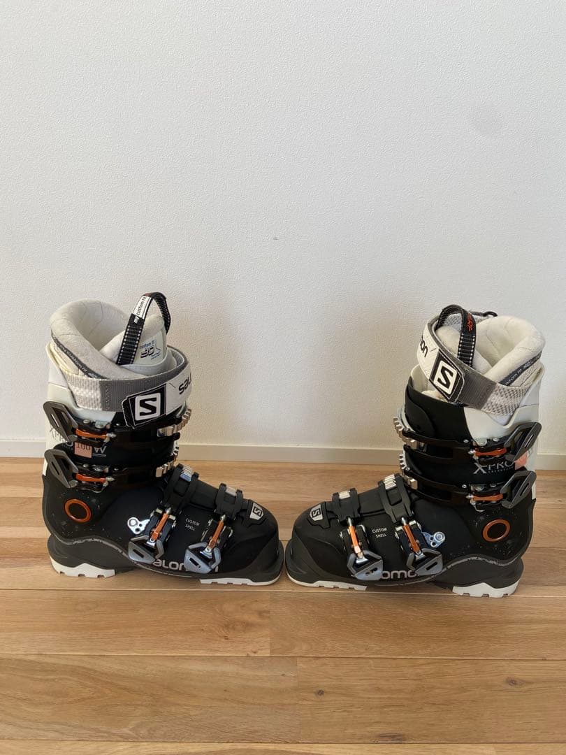 美品　サロモン　X PRO 100W 24.5cm 女性用モデル！