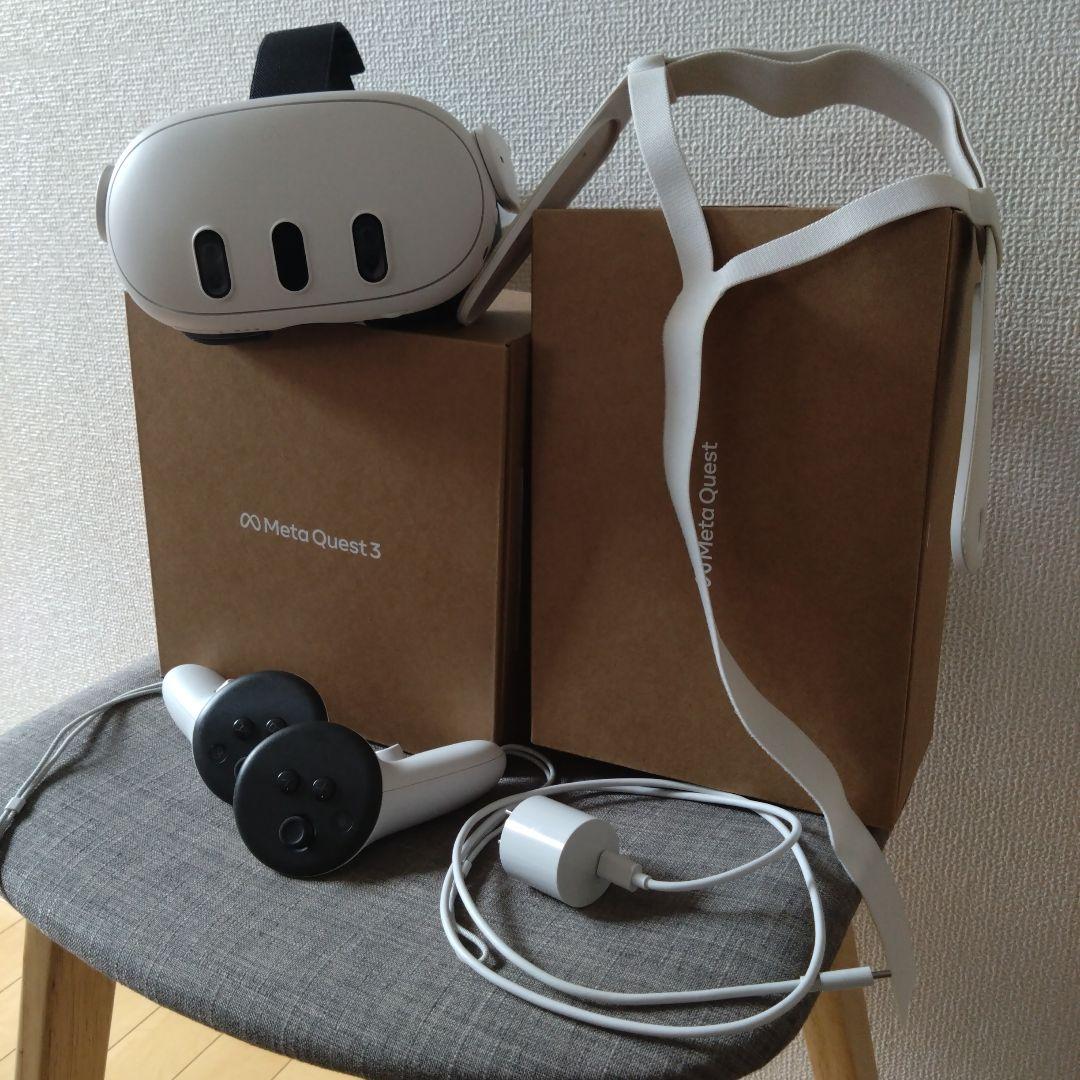  Quest 3 512GB　メタクエスト3　VRヘッドストラップ付き