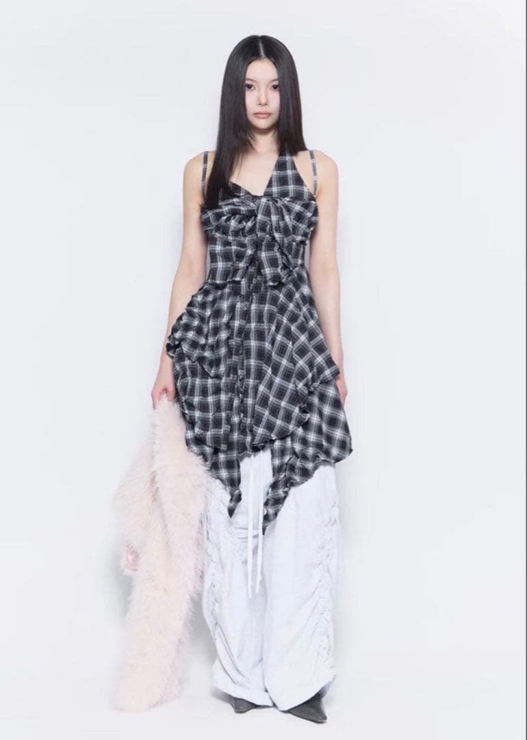 ワンピース S layered dress bug check