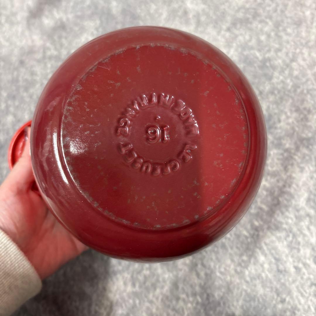 ルクルーゼ　ココットエブリィ　レッド　18cm
