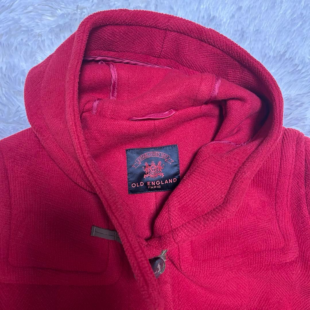 オールドイングランド　Old Englandダッフルコート　ウール　レッド　10