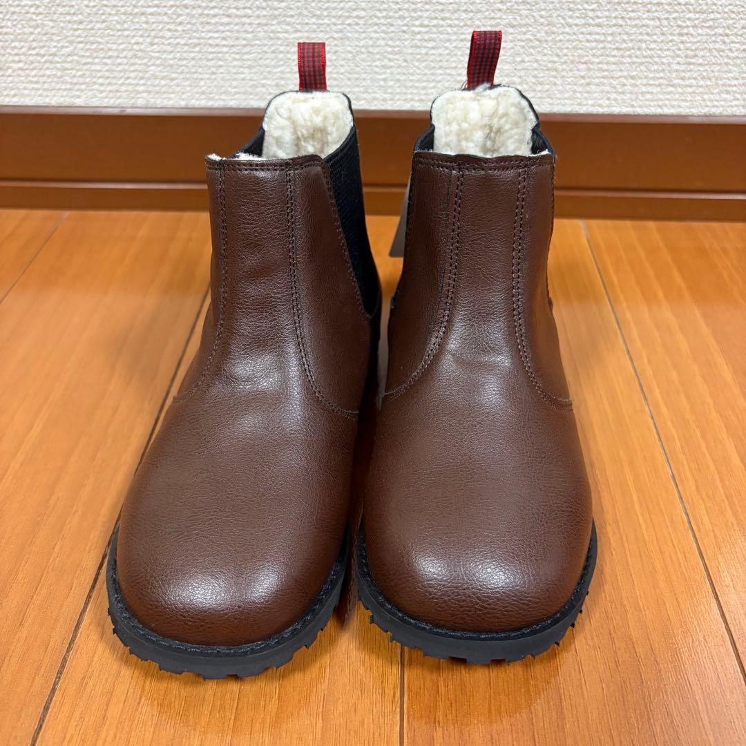 【未使用】ファミリア　サイドゴアブーツ　18.0