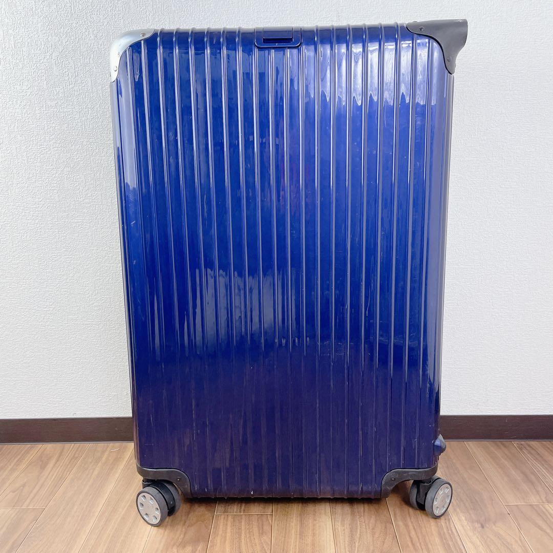 【良品】リモワ　リンボ　891.77 ブルー　89L 四輪　キャリーケース