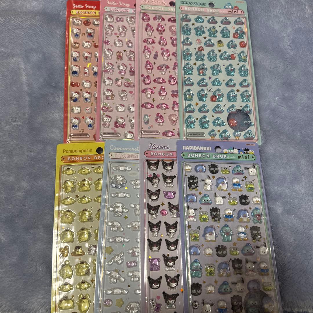 専用　【正規品】ボンボンドロップシールmini サンリオ　コンプリート