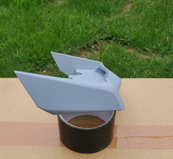 ZRX1200ダエグ用　Ver2　カウルスポイラー