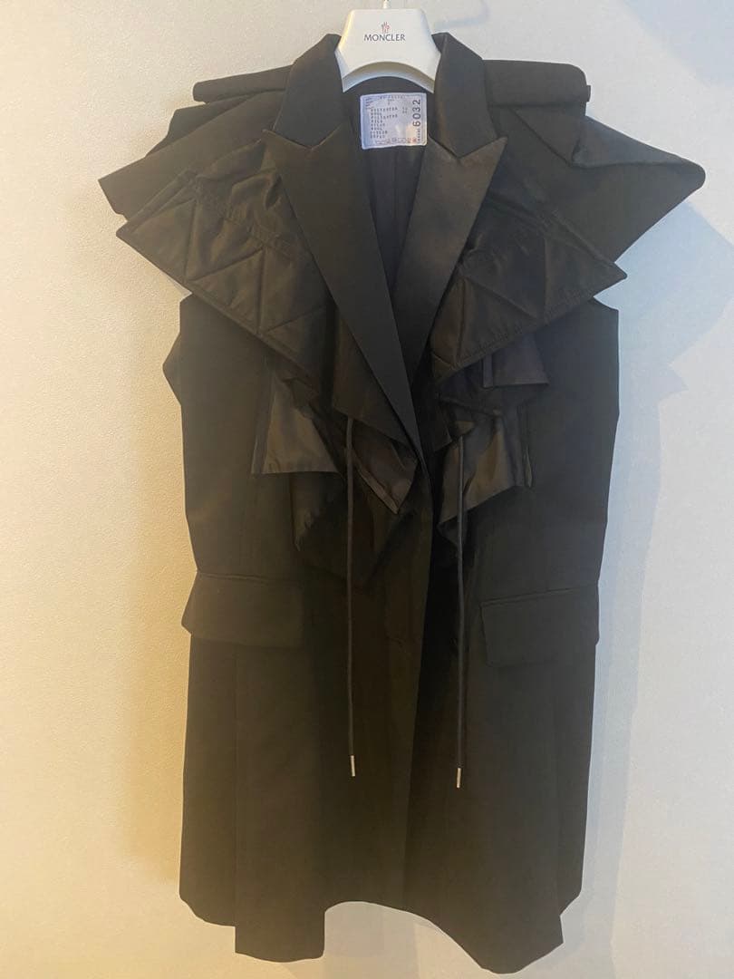 サカイのノースリーブジャケットジレサイズ2