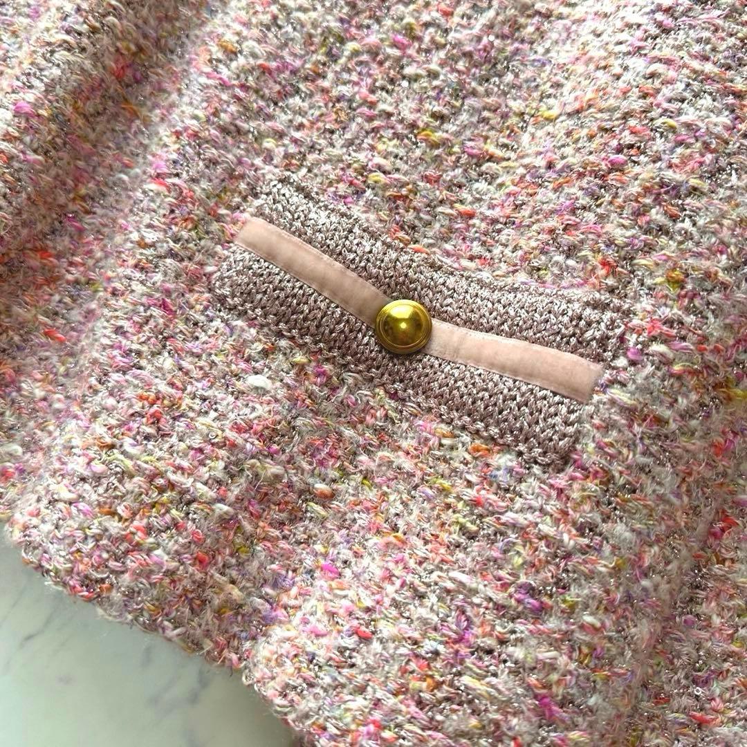 新品✨ヴェルメイユパーイエナ 23AW ツイード ニットプルオーバー