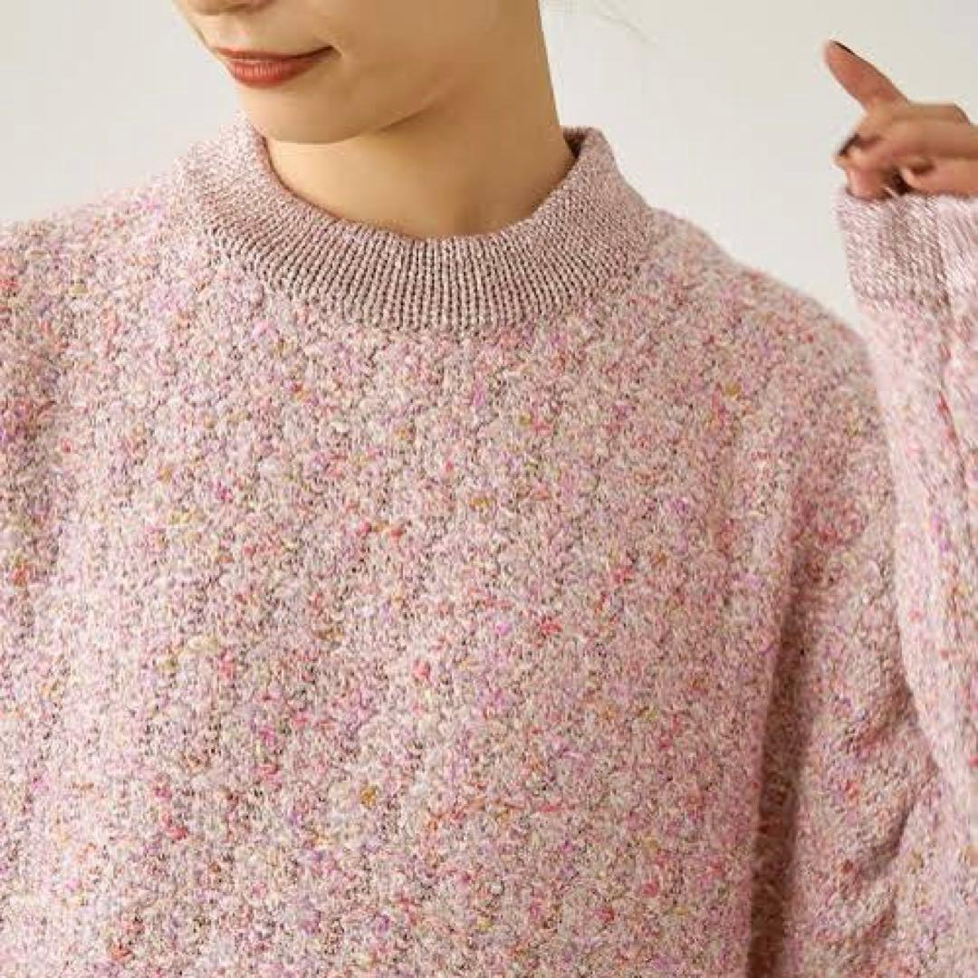 新品✨ヴェルメイユパーイエナ 23AW ツイード ニットプルオーバー