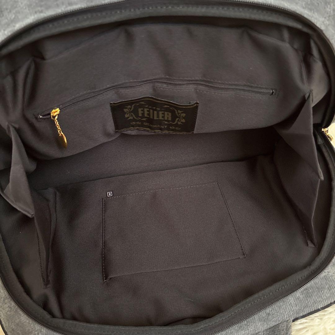 【美品】FEILER ビエンナ 大型ボストンバッグ 旅行バッグ 大容量　グレー