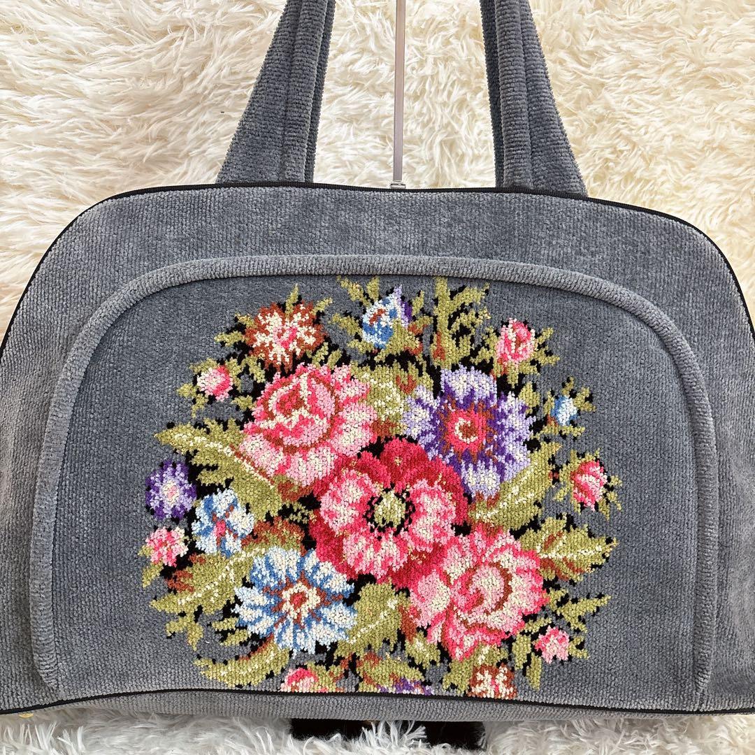 【美品】FEILER ビエンナ 大型ボストンバッグ 旅行バッグ 大容量　グレー