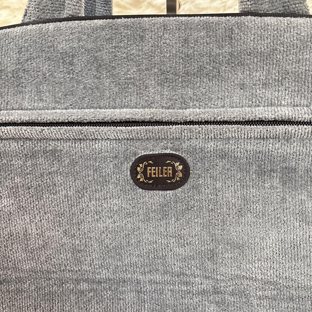 【美品】FEILER ビエンナ 大型ボストンバッグ 旅行バッグ 大容量　グレー
