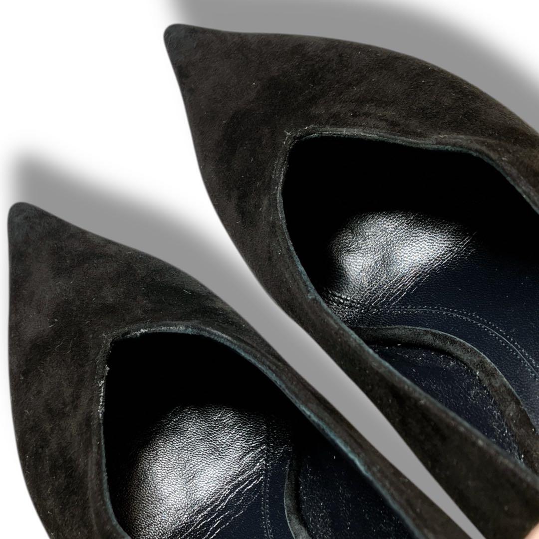 セリーヌ イタリア製 ヒールパンプス フィービーファイロ スエード ブラック35