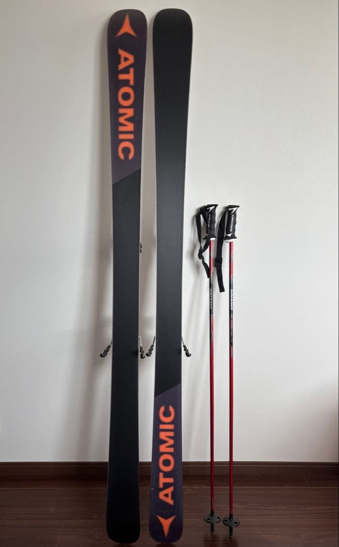 アトミック　スキー板　170 シナノ　スノーポール　セット　PUNX5