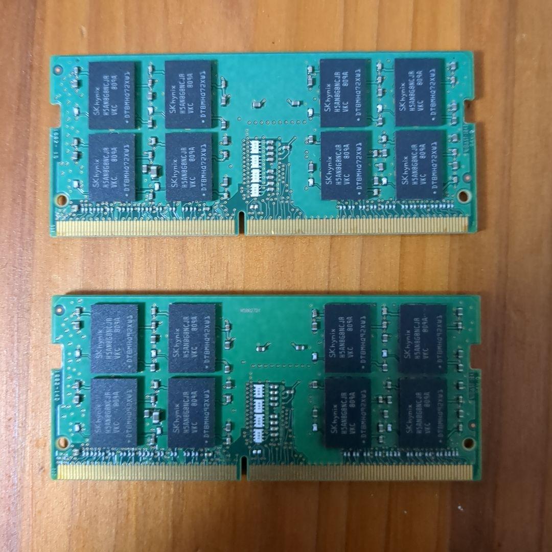 SK hynix 16GB PC4-2666V メモリ×2
