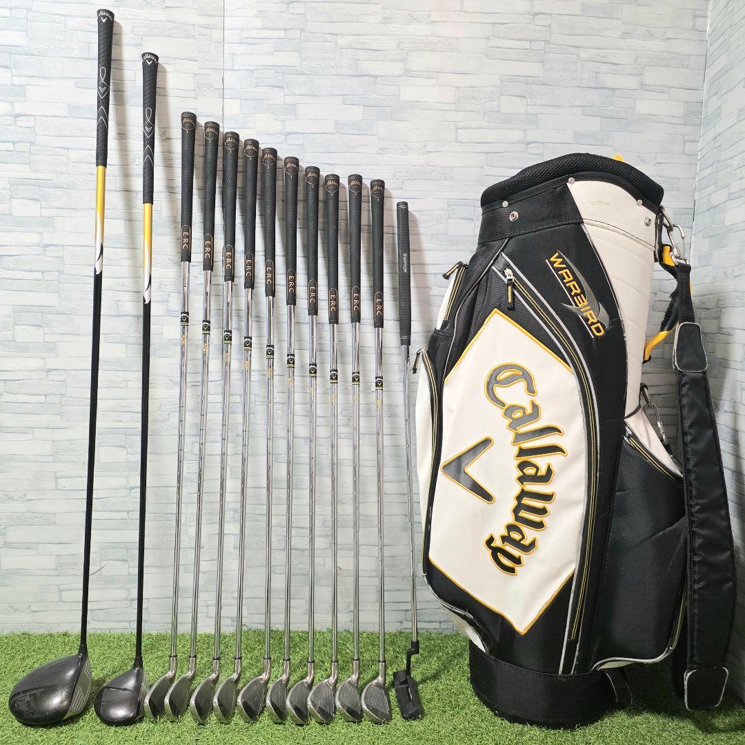 ゴルフクラブメンズセット キャロウェイ ウォーバード フルセット R 右