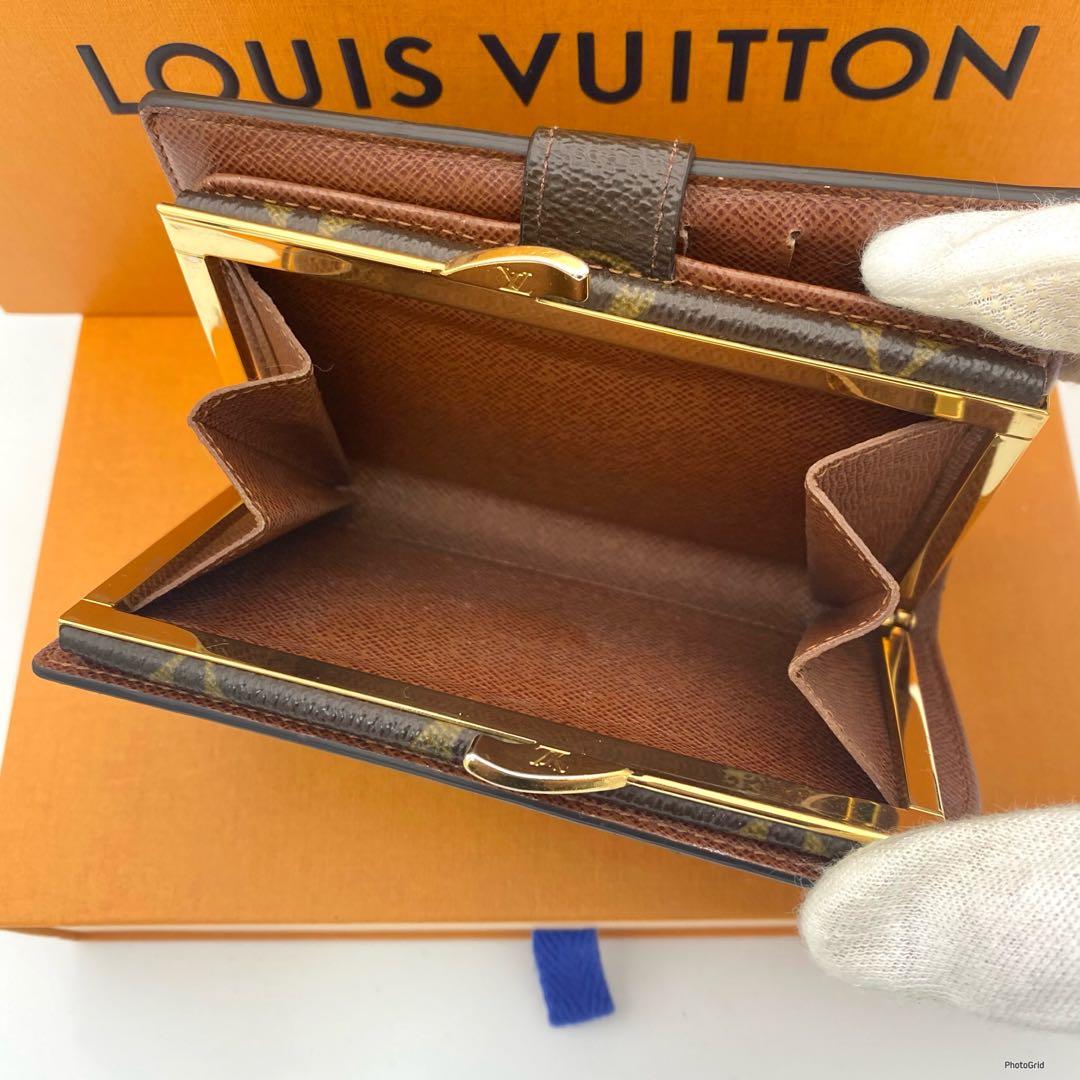 ルイヴィトン モノグラム ヴィエノワ がま口 折り財布