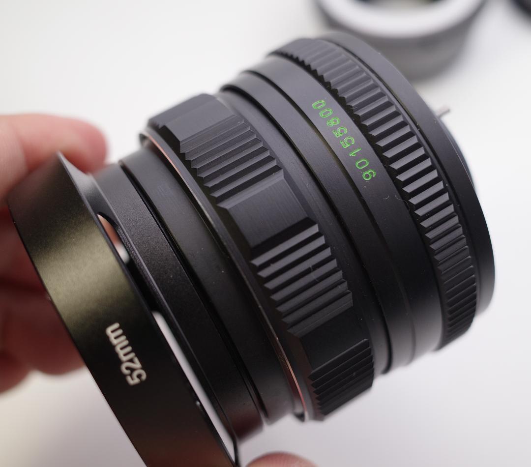 12 新品未使用　ぐるぐるボケレンズ　ヘリオス　44M-4　M42アダプター付