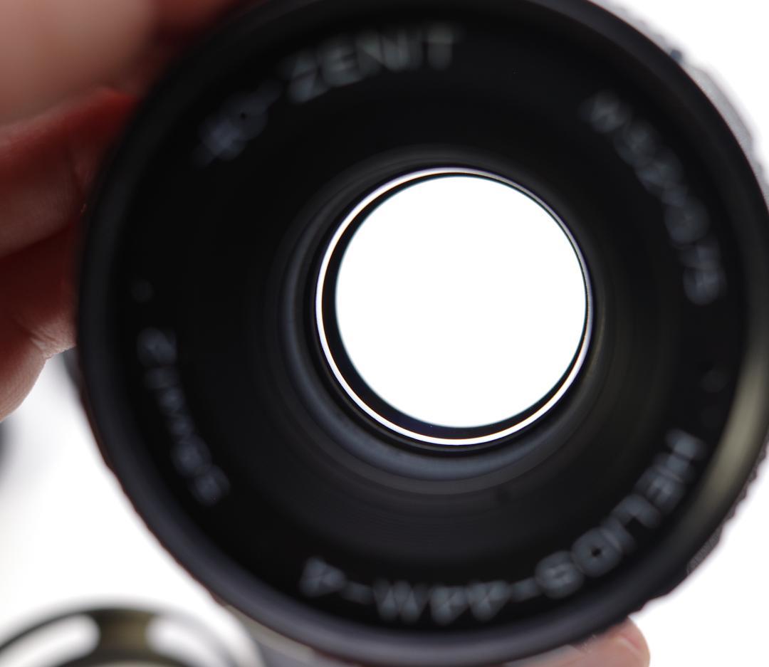 12 新品未使用　ぐるぐるボケレンズ　ヘリオス　44M-4　M42アダプター付