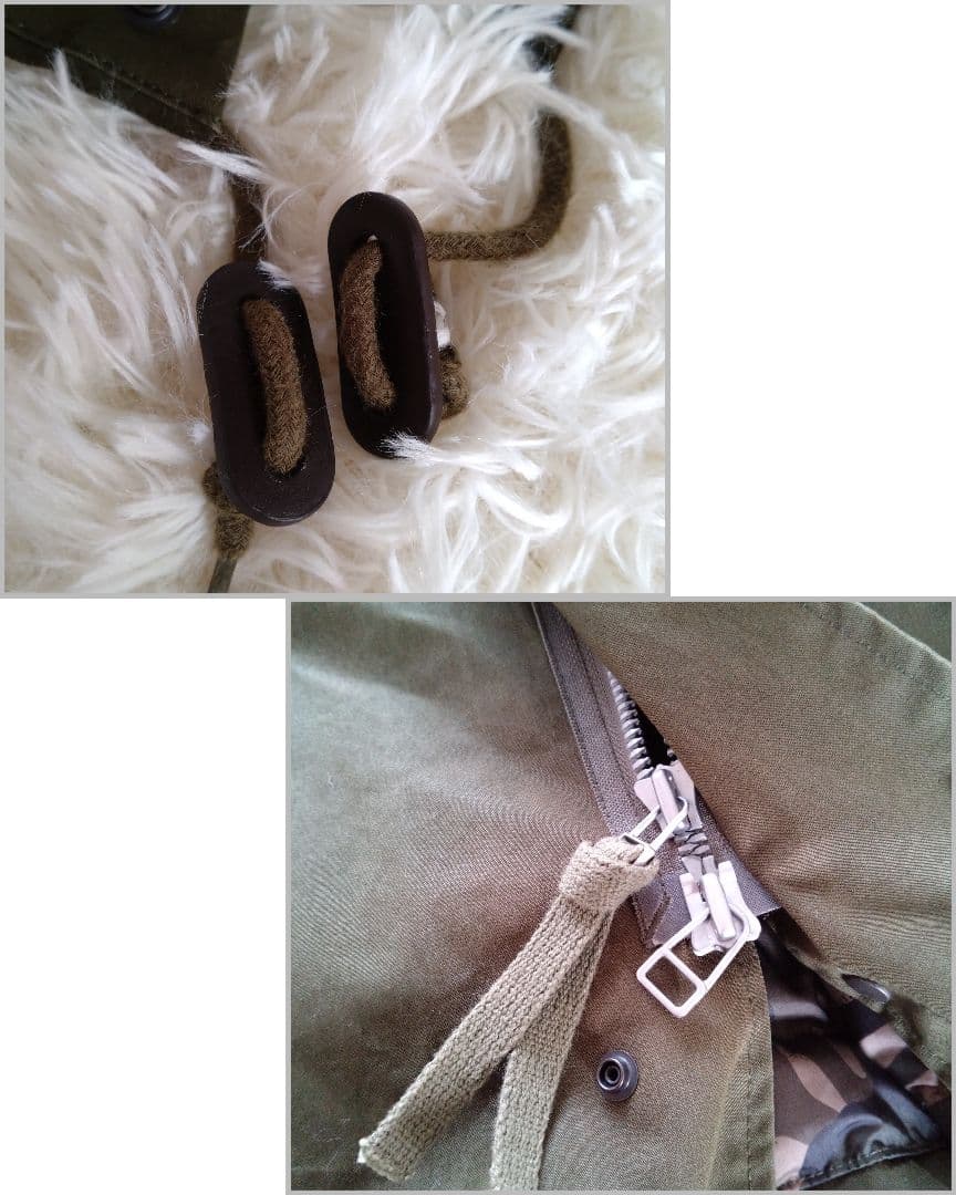 フレッドペリー　迷彩ダウンライナー付 モッズコート　フィッシュテールF2562