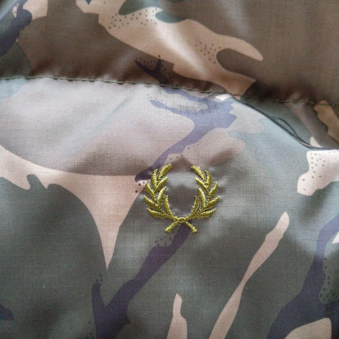 フレッドペリー　迷彩ダウンライナー付 モッズコート　フィッシュテールF2562