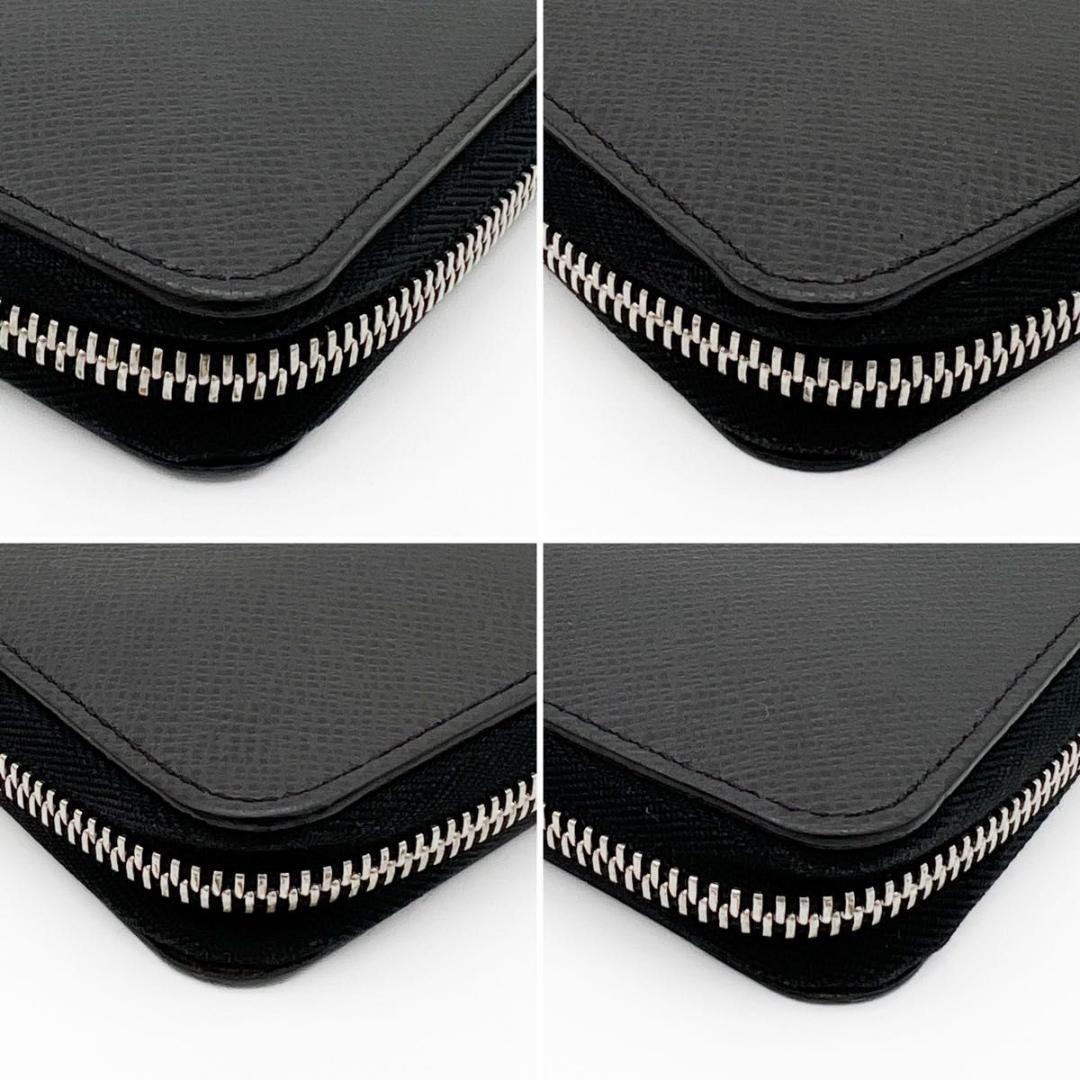 【美品・IC搭載】ヴィトン タイガ ジッピーオーガナイザー NM 黒 長財布