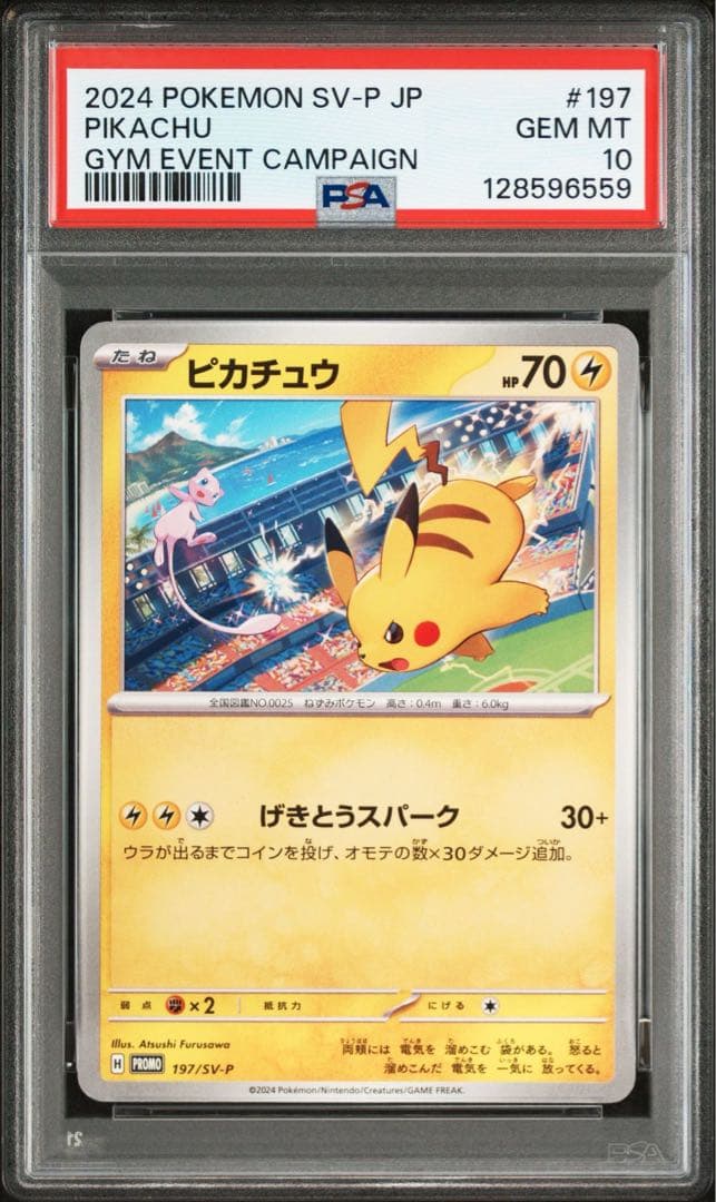 PSA10 2連番　ピカチュウ トレーディングカード　ワンオーナー鑑定品