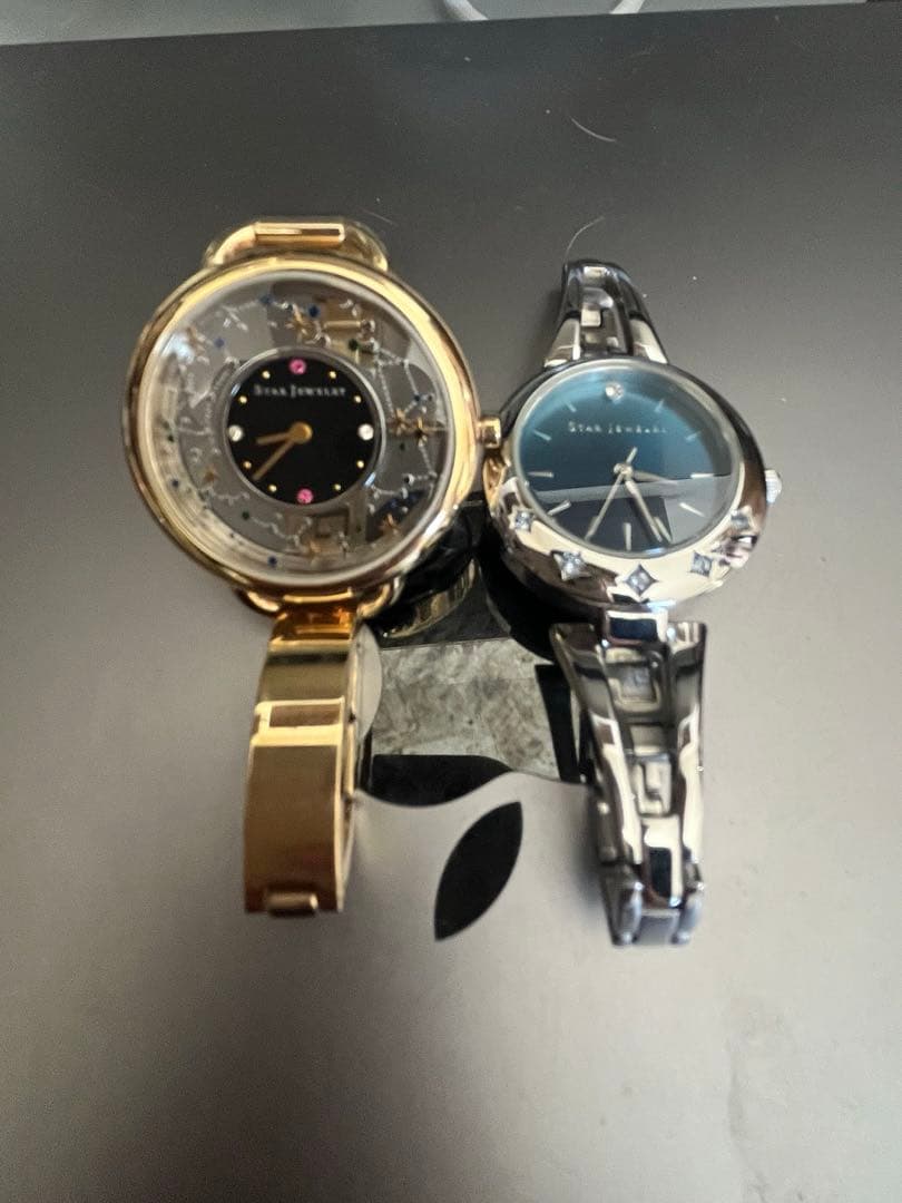 スタージュエリーの腕時計2本セット【箱、電池なし】