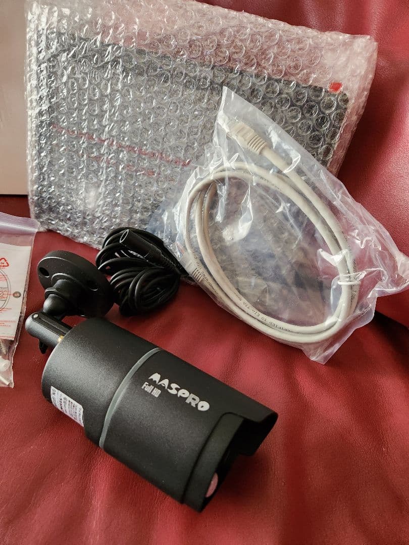 ◾新品◾　マスプロ防犯カメラ　カメラ&モニター　10.1インチモニター　未使用品