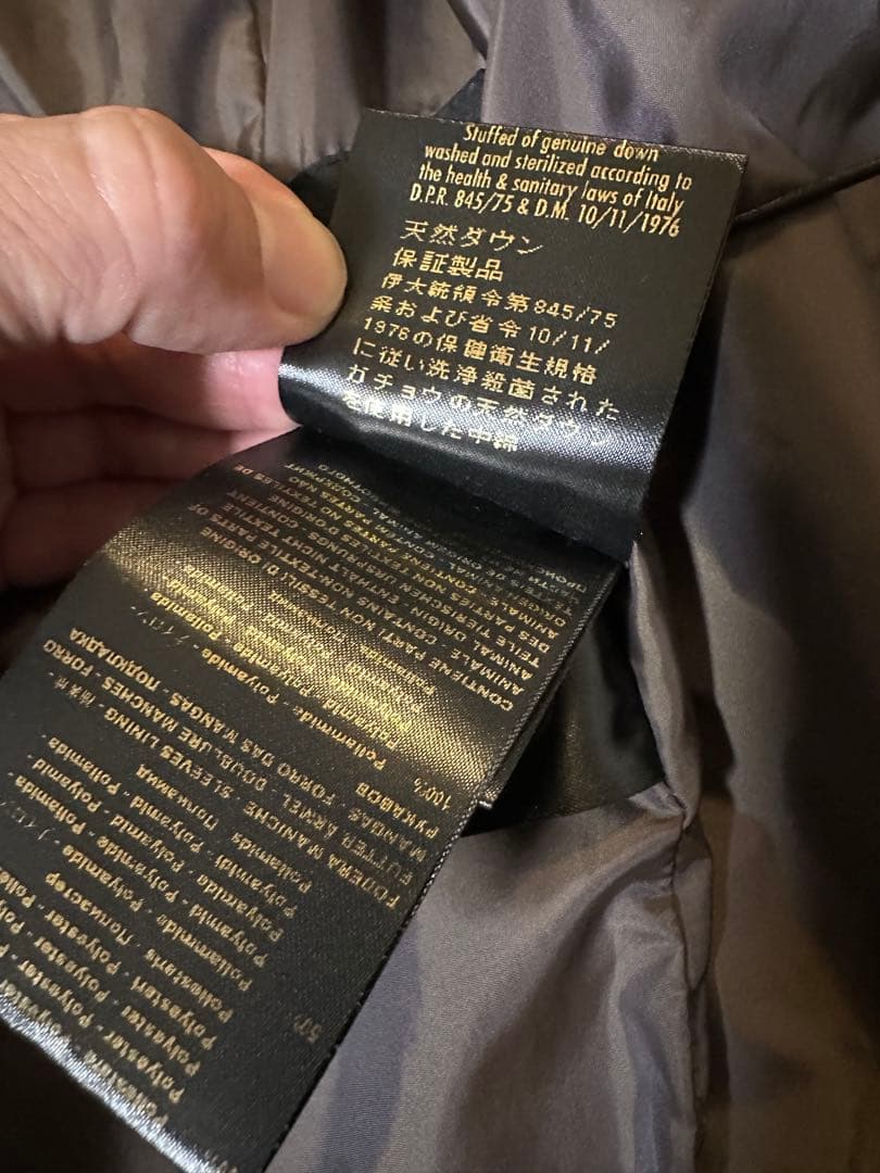 MOORER ムーレー MORRIS-KM 46 NERO ブラック ダウン