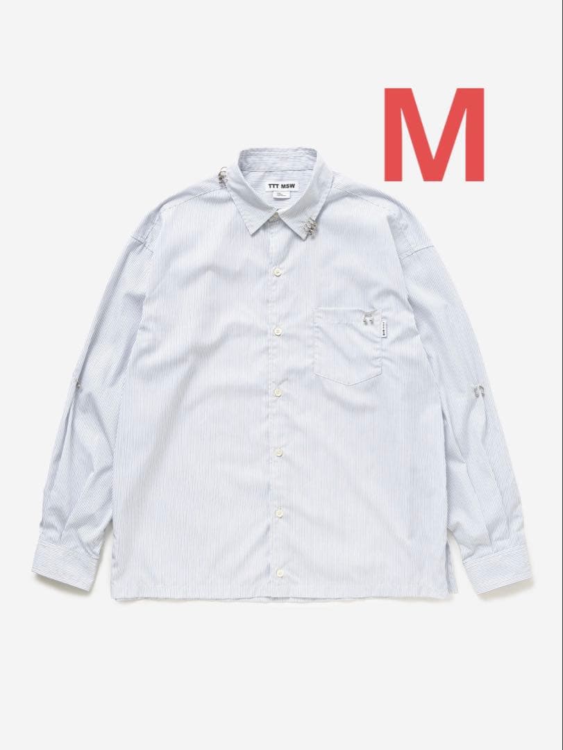 トップス TTT MSW Regular collar shirt stripe/w M