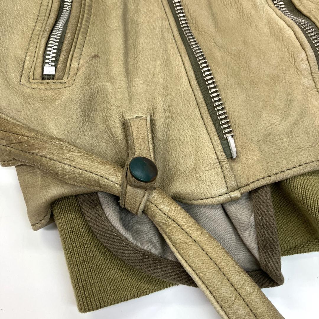 MODIFIED 鹿革ライダース ディアスキン レザージャケット ミハラヤスヒロ