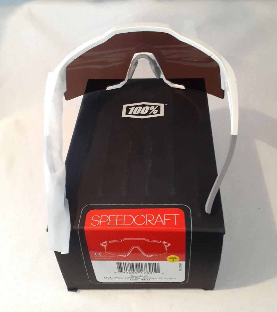 ぎゃう 100％ Speedcraft ホワイト ブルー ワンハンドレッド