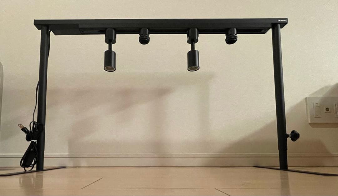 JoeLIM IRONCRAFT ライトレールスタンド90卓上タイプ植物棚