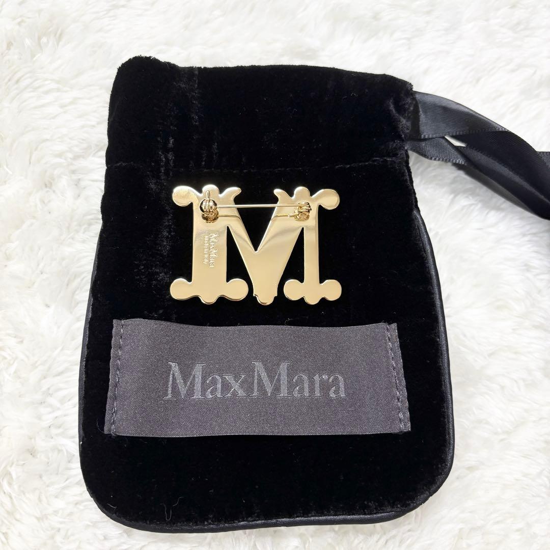 新品未使用【MAX MARA】クリスタル ブローチ