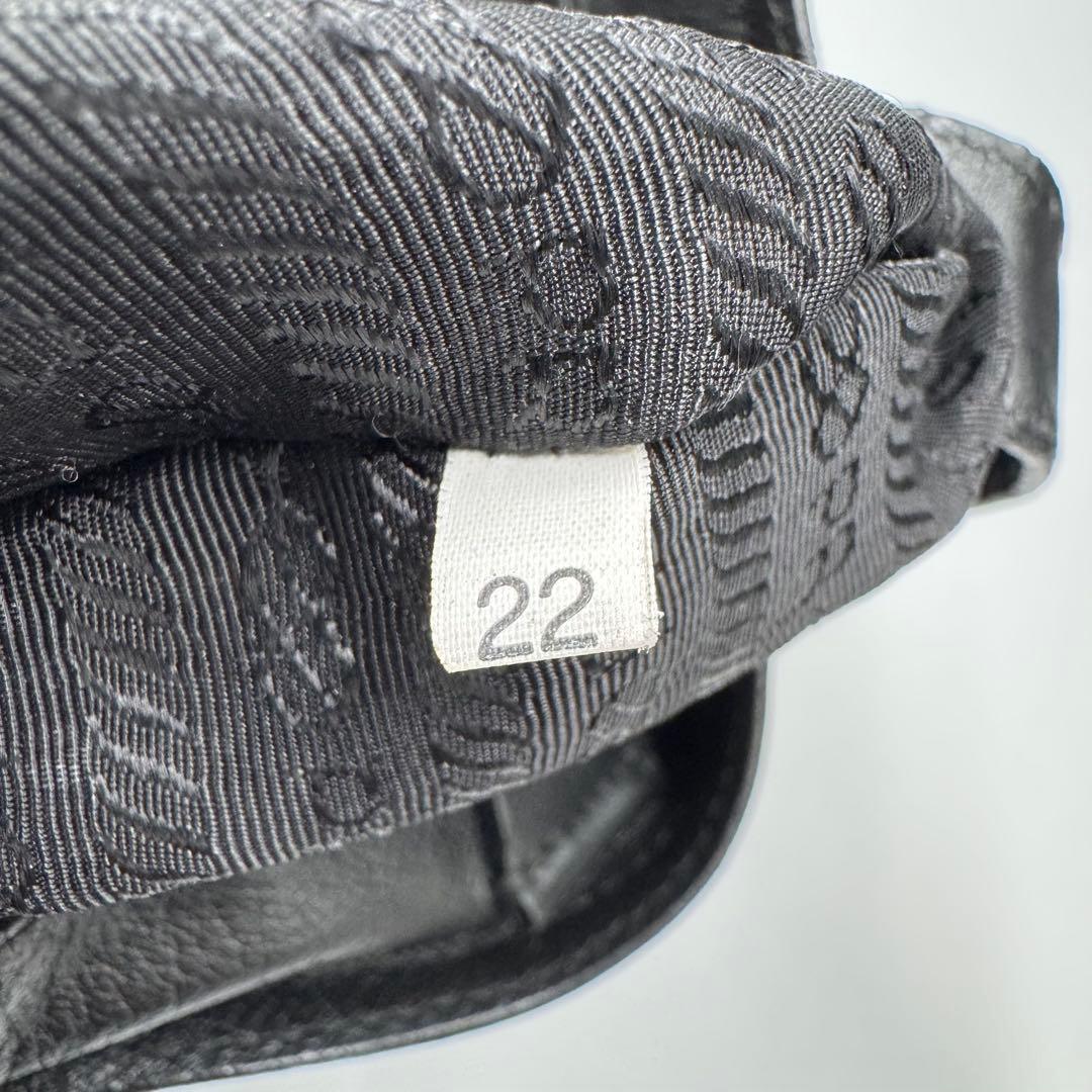 PRADA プラダ 大きめ レザー トートバッグ ショルダーバッグ ブラック