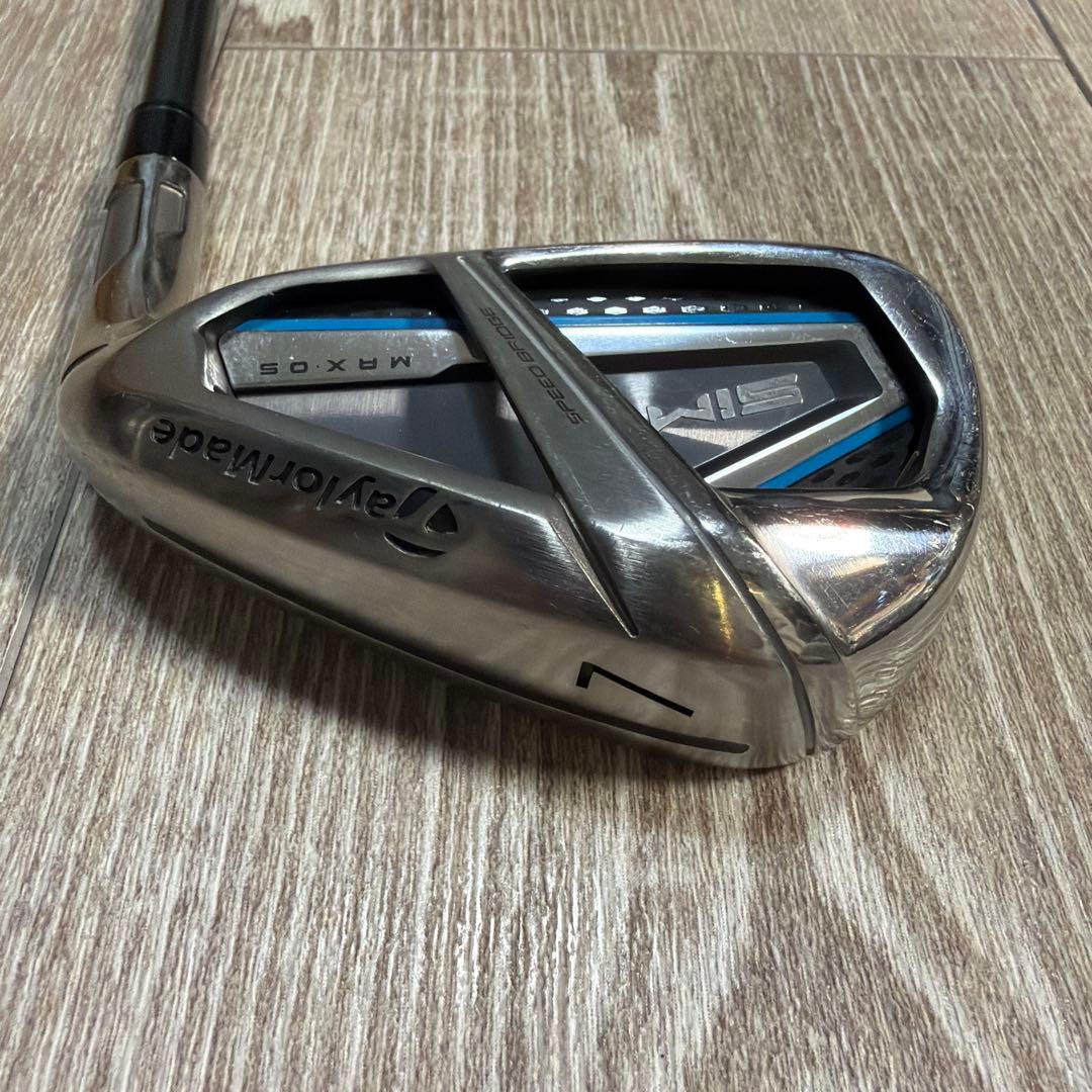テーラーメイド　SIM MAX OSアイアン5本セット、カーボンシャフト、S