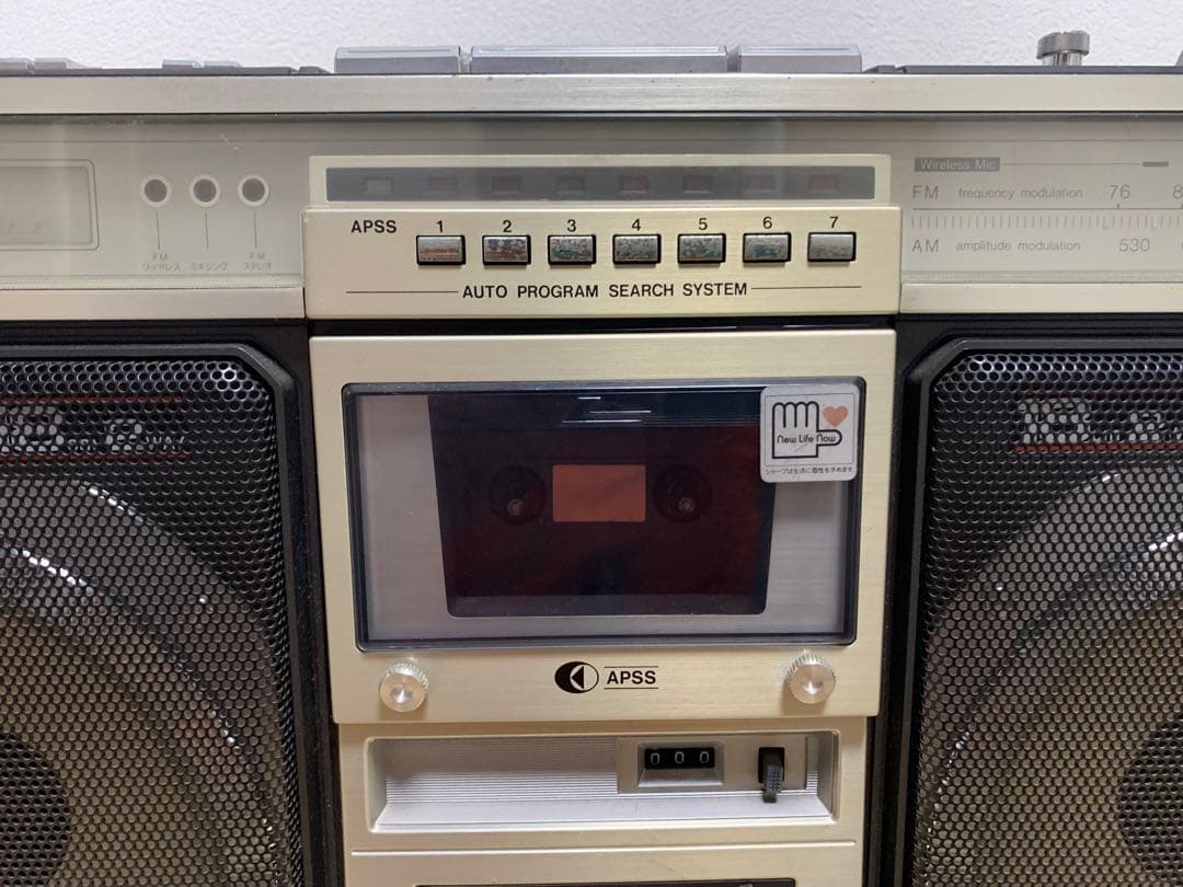 SHARP GF-505SB ラジオ付ステレオテープレコーダージャンク品
