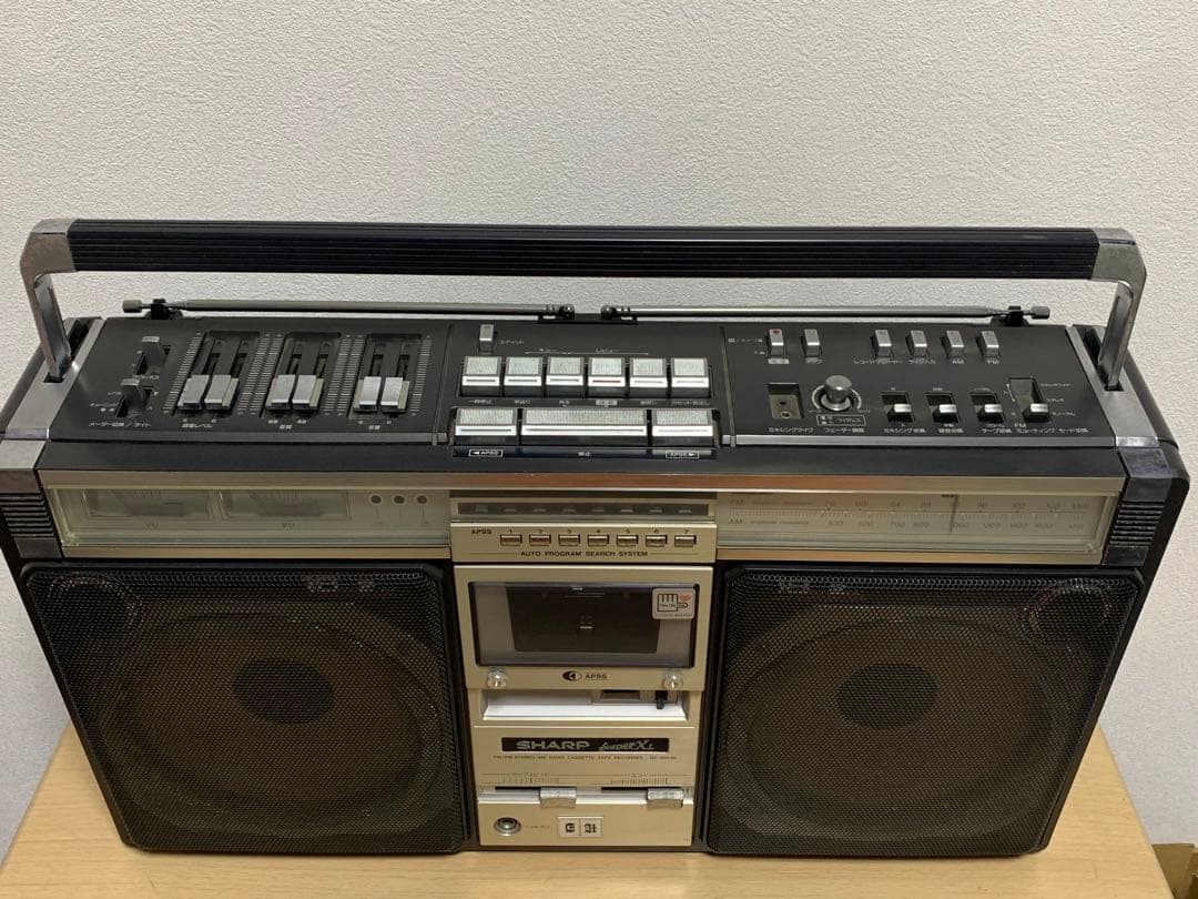 SHARP GF-505SB ラジオ付ステレオテープレコーダージャンク品