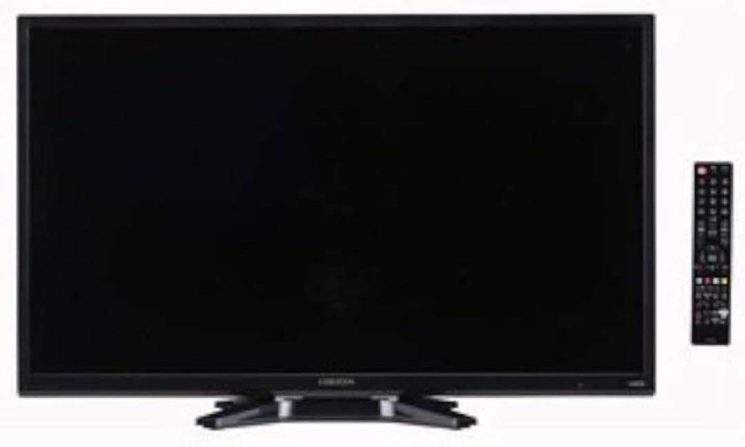液晶テレビ ブラックフレーム リモコン付属