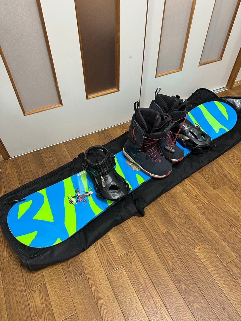 4セットRide Buckwildスノー ボード153cmビンディング付ブツ