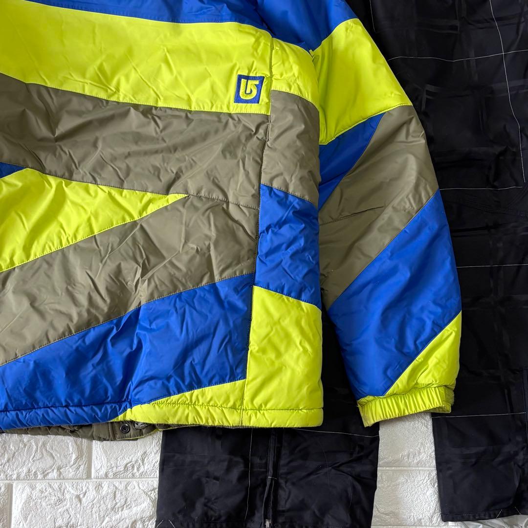 gh様 BURTON バートン スノーボードウェア メンズ 上下 ネオンカラーM