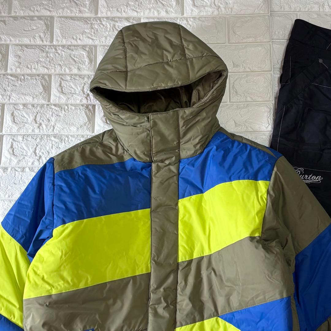 gh様 BURTON バートン スノーボードウェア メンズ 上下 ネオンカラーM